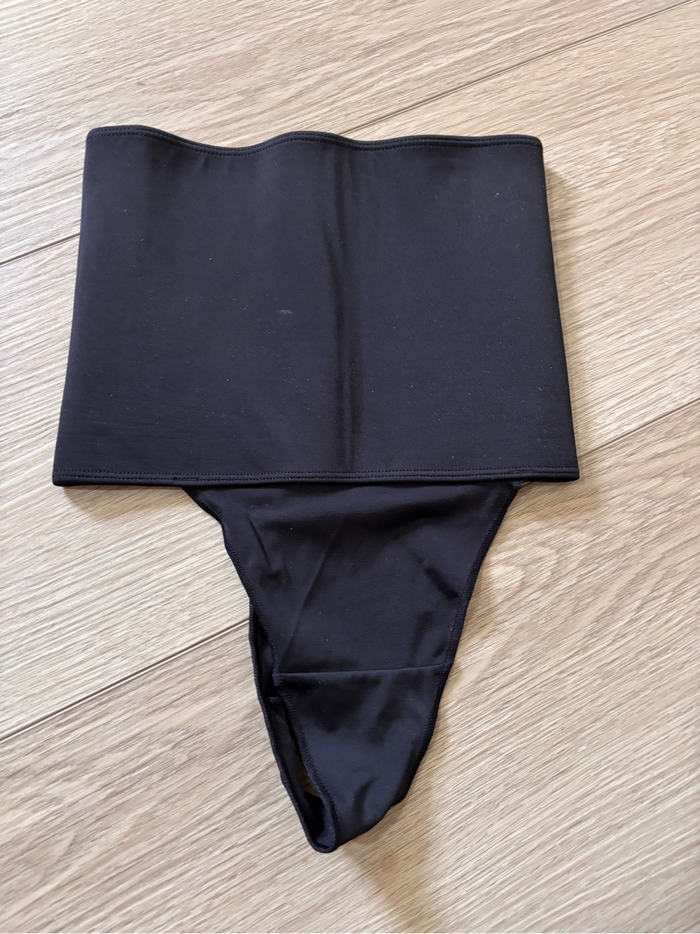 Black Waist Shaping Thong
